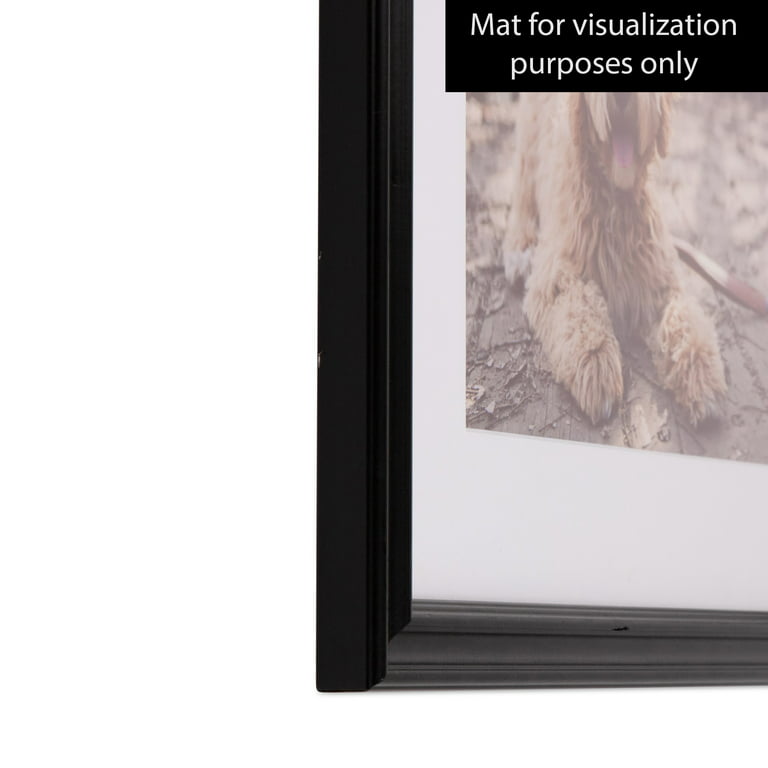 Arttoframes 16x24 Inch Black, Cherry or White Picture Poster Frame, Made of  Wood, Mes With 060 Plexi Glass Wom78238-16x24 
