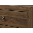 thumbnail image 4 of Nightstand with 2 Storage Drawers, Contemporary Solid Wood End Table Bedside Table, Rustic Side Table for Bedroom Living Room, Brown Cherry, 4 of 5