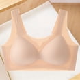 thumbnail image 5 of Antinious Women Wireless Bras Push Up Seamless Tank Adjustable Strap Solid Breathable, 5 of 5