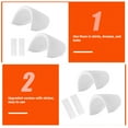 thumbnail image 6 of Monyance Shirt Shoulder Pad 2 Pairs Sewing Shoulder Pads for Clothes - Sponge Enhancer Set(5.51X3.35X0.47Inches), 6 of 11