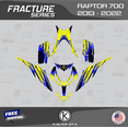 thumbnail image 4 of Kalair GFX Graphics Kit for Yamaha ATV RAPTOR 700 (2013-2022) Fracture Series, 4 of 5