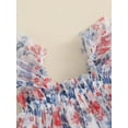thumbnail image 5 of Okbabeha Toddler Baby Girl 4th of July Outfits Infant Ruffle USA Flag Fourth of July Dress Summer Independence Day Clothes, 5 of 7