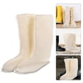 thumbnail image 4 of 1 par de forros térmicos desmontables para botas de lluvia de invierno. Cómodos forros para botas de hombre y mujer. Forros térmicos gruesos para clima frío. Talla 44., 4 of 7