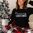thumbnail image 7 of Christmas Sweatshirt for Women Christmas Sweater Cute Long Sleeve Crewneck Pullover Tops for Fall Winter Outfits, 7 of 7