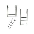 thumbnail image 4 of 3-Step Boat Ladder Stainless Steel Marine Deck Folding Telescoping Swimming Upper Platform Ladder Hardware ,Easy to Install, 4 of 8