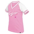 thumbnail image 2 of Girl's Youth-New Era  Navy Dallas Cowboys Mommy & Me Multiplier Raglan V-Neck T-Shirt, 2 of 3