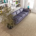 thumbnail image 2 of Augusta Modern Style Living Room Cushion Back Genuine Leather Sofa in Blue, 2 of 4