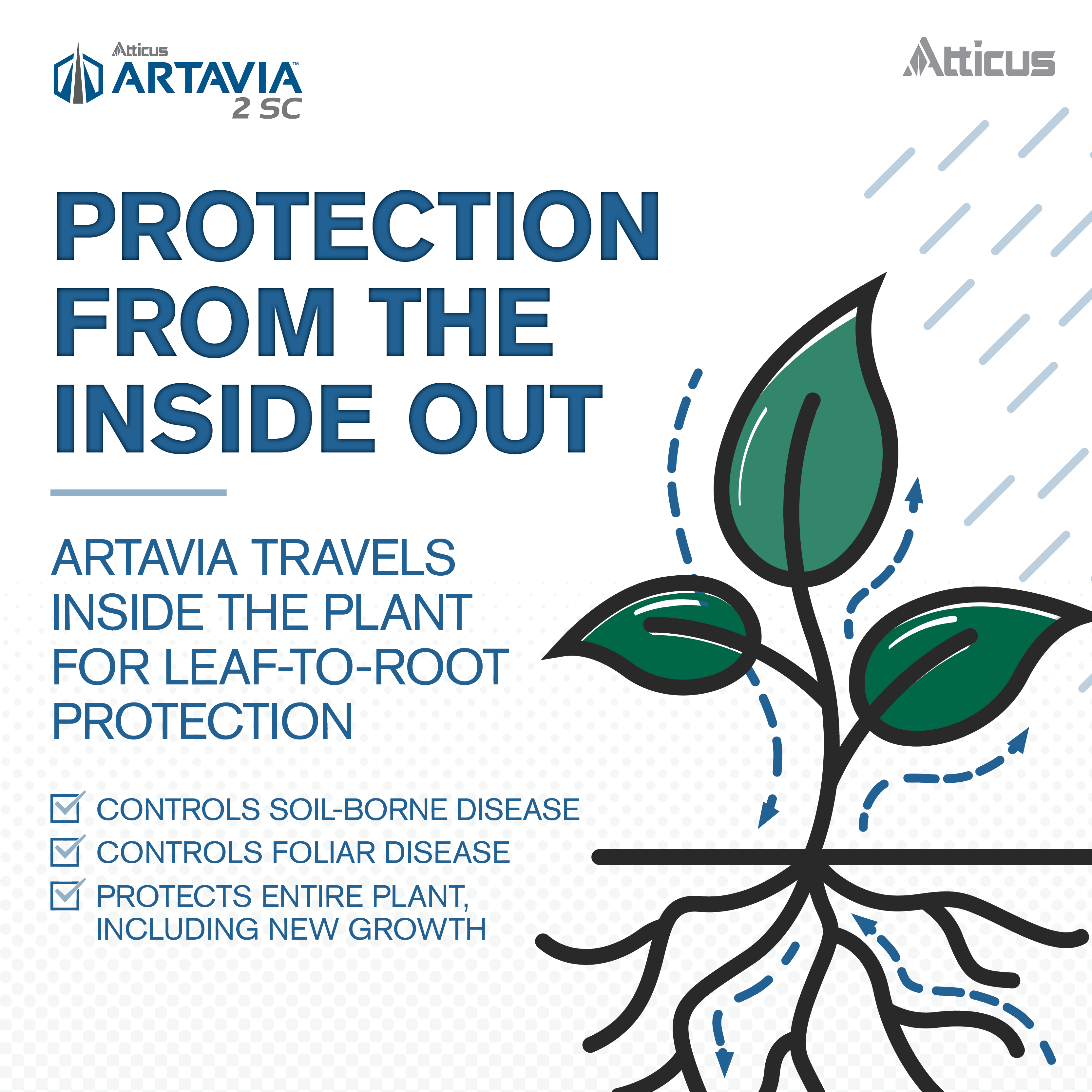 Artavia 2SC Azoxystrobin 22.9% Fungicide (16oz) – Broad-Spectrum Disease Control – Compare To Heritage – Atticus