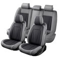 thumbnail image 2 of Car Seat Covers Full Set Fit for Mazda CX-5 2011-2026, Premium Faux Leather Seat Protectors, Breathable, Waterproof & Anti-Slip Full Wrapping Edge Seat Covers (Black&White, Full Set), 2 of 7