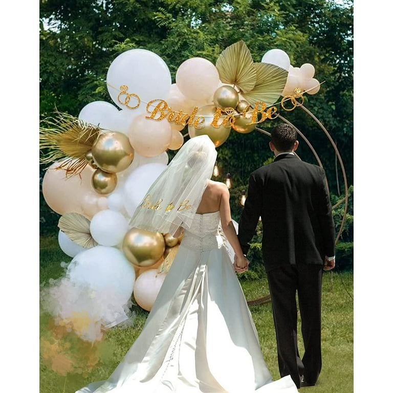 YANSION Party Decorations, 52pcs Bride to Be Party Supplies Kit