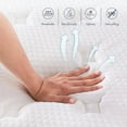 thumbnail image 3 of Full Size Mattress, 10 inch Hybrid Full Mattress in a Box, Memory Foam Mattress with Pocket Springs, Pressure Relief & Motion Isolation, CertiPUR-US Certified, Medium Firm, 3 of 6