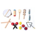 thumbnail image 3 of 10 Piezas De Instrumentos Musicales Educativos, Percusión Manual, Para Jardín De Infantes Preescolar LHCER Kids Gift, 3 of 8