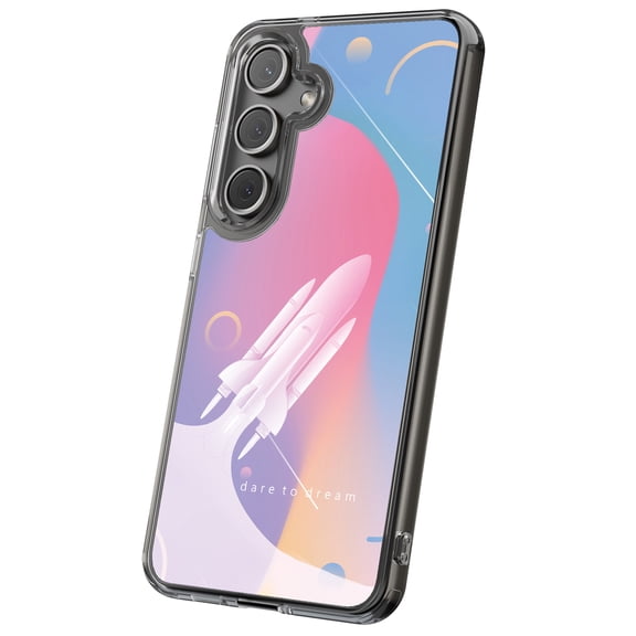 For Samsung Galaxy S10 Plus, Hybrid Clear, Dare To Dream Print, USA
