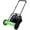 Green, variant on Lawn Mower, iRerts 16 Inch 5 Blade Push Reel Lawn Mower with Grass Catcher, Adjustable Blade Height, Lightweight Manual Lawn Mower for Backyard Garden Park Lawn, Green