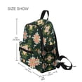 thumbnail image 3 of FORMRS School Backpack with Front Zippered Pocket 12" Student Travel Daypack, Pink Geometric Flowers, 3 of 6