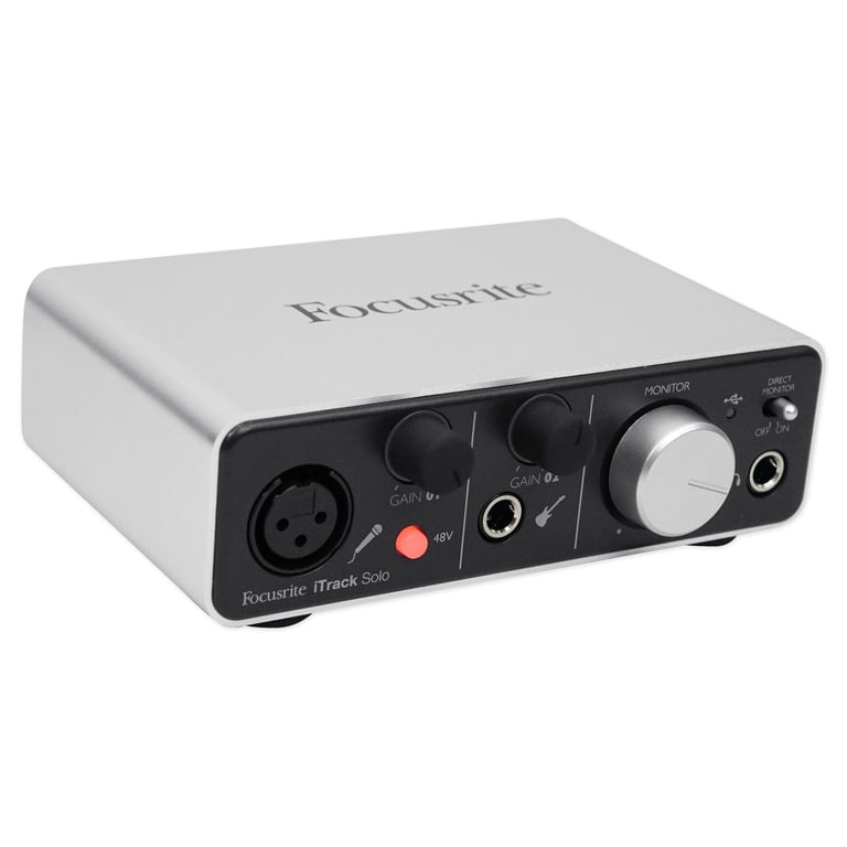 Focusrite ITRACK SOLO LIGHTNING USB Audio Recording Interface+