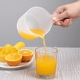 thumbnail image 4 of Citrus Juicer Manual Press, Pulp Separator, Non-Slip Base, Easy Squeezing, Drip-Free Pouring, Fresh Juice Lovers, Home Bartenders, Efficient Extractor Akmoler | Yellow, 4 of 9