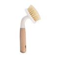 thumbnail image 1 of Sisal Dish Brush with Wooden Handle Hanging Hole Multifunction Kitchen Scrub Brush for Pans Pots Countertops, 1 of 12