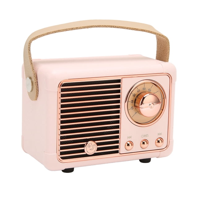 Altavoz Retro Con Chip Hifi, Sonido Estéreo de 360 Grados, Altavoz Vintage Portátil para El Hogar al Aire Libre, Rápido, Bajo Consumo de Energía