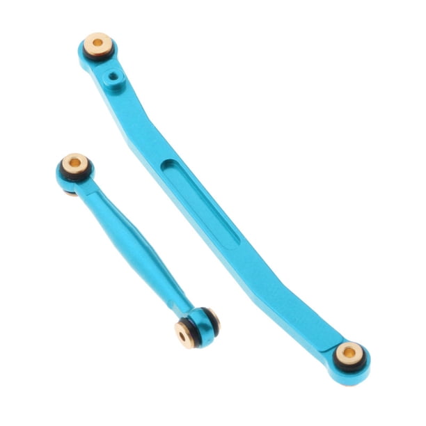 1 juego de bieletas de dirección de aleación de aluminio CNC para Axial SCX24 AXI00002 AXI00001 68 mm 35 mm