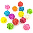 thumbnail image 1 of Parrot Chew Ball Natural 10PCS Decorative Rattan Ball Vine Ball Bird Chewing Toy, 1 of 10