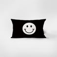 thumbnail image 3 of Juego de fundas de almohada abstractas en blanco y negro Modern Minima x4, 3 of 3