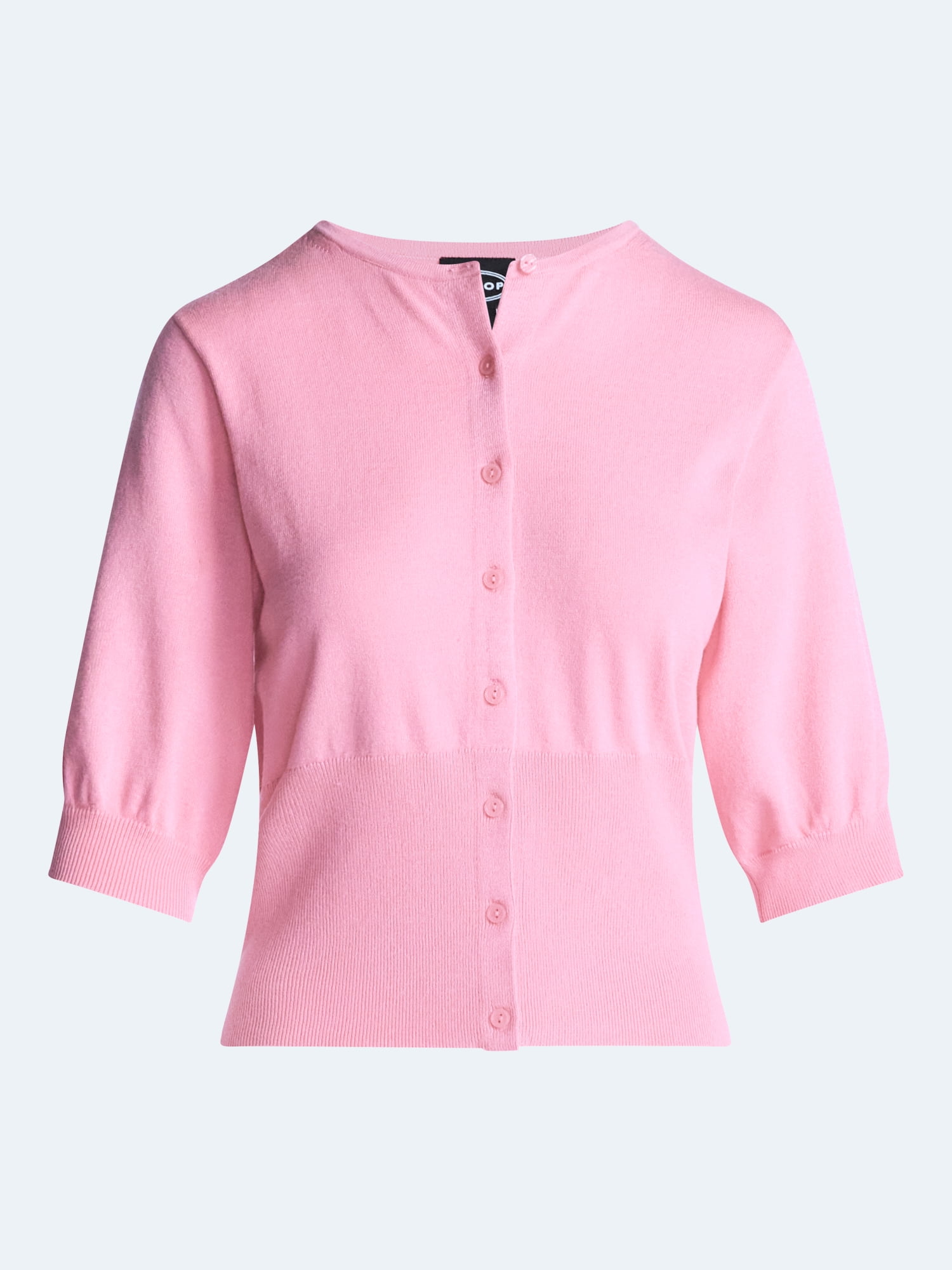 Scoop Women's and Women's Plus Ribbed Cardigan Sweater, Sizes XS-4X