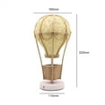 thumbnail image 2 of Gnmfd Hot Air Balloon Table Lamp with Woven Rattan Shade, Soft LED Night Lights for Bedroom Living Room Nursery Bedside Decor, Warm Ambient Fairy Lights for Room Relaxing Atmosphere Lighting, 2 of 6