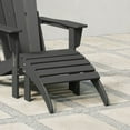 thumbnail image 4 of (2 pack) WestinTrends Malibu Outdoor Adirondack Style Ottoman, Gray, 4 of 16