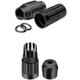 thumbnail image 2 of Osdhezcn IP67 Waterproof RJ45 CAT6/CAT5E/CAT5 Female to Female Coupler Connector Shielded 8Pin for Outdoor Ethernet LAN Cable, 2 of 12