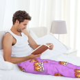 thumbnail image 7 of Mens Pajama Pants, Corgi In Sushi Roll Soft Sleep & Lounge Pants for Men, Cuteness Casual PJ Bottoms Pants with Pockets, 7 of 7