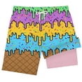 thumbnail image 4 of PRfgtbd Boys Swim Trunks Ice Cream Shorts With Compression Liner Casual Bathing Suit Elastic Waist Summer Beach Shorts For Kids Swimwear 13-14 Years, 4 of 4