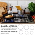 thumbnail image 6 of Replacement Gasket Seal For Coffee Pot Espresso Moka Stove Silicone Rubbers HOT I9G1, 6 of 8