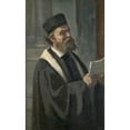 thumbnail image 3 of Edouard Moyse 16x24 Black Modern Framed Museum Art Print Titled - The Cantor, 3 of 5