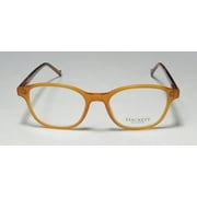 New Hackett Bespoke Heb 206 Mens Oval Full-rim Brown European London Designer Hip Frame Demo Lenses 50-19-145 Eyeglasses/spectacles