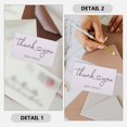 thumbnail image 2 of LNGOOR 100Pcs Thank You Cards For Business Shopping Thanks Cards Paper Cards Customer Thanks Cards, 2 of 6
