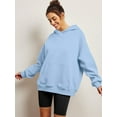 thumbnail image 5 of Womens Oversized Sweatshirts Pullover Hoodies Fleece Sweaters Long Sleeve With Pockets Winter Fall Outfits Y2k Clothes, 5 of 7