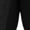 Black, variant on Doomiva Mens Tassel Flared Disco Pants Vintage High Waist Bell-Bottom Pants Trousers White M