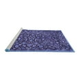 thumbnail image 2 of Ahgly Company Machine Washable Indoor Rectangle Persian Blue Traditional Area Rugs, 8' x 12', 2 of 4