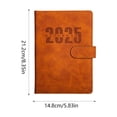 thumbnail image 2 of sruoe A5 Thick Notepad, Journal Notebook, Leather Journals Notebook, Spiral Trip Planner Note Book, Portable Notepad, Peper Book for Student Holiday Gifts, Paper, 2 of 6
