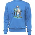 thumbnail image 5 of Biggdesign Sweatshirt Nature King of the Forest Men's Blue, EU XL Size in Blue, 5 of 6