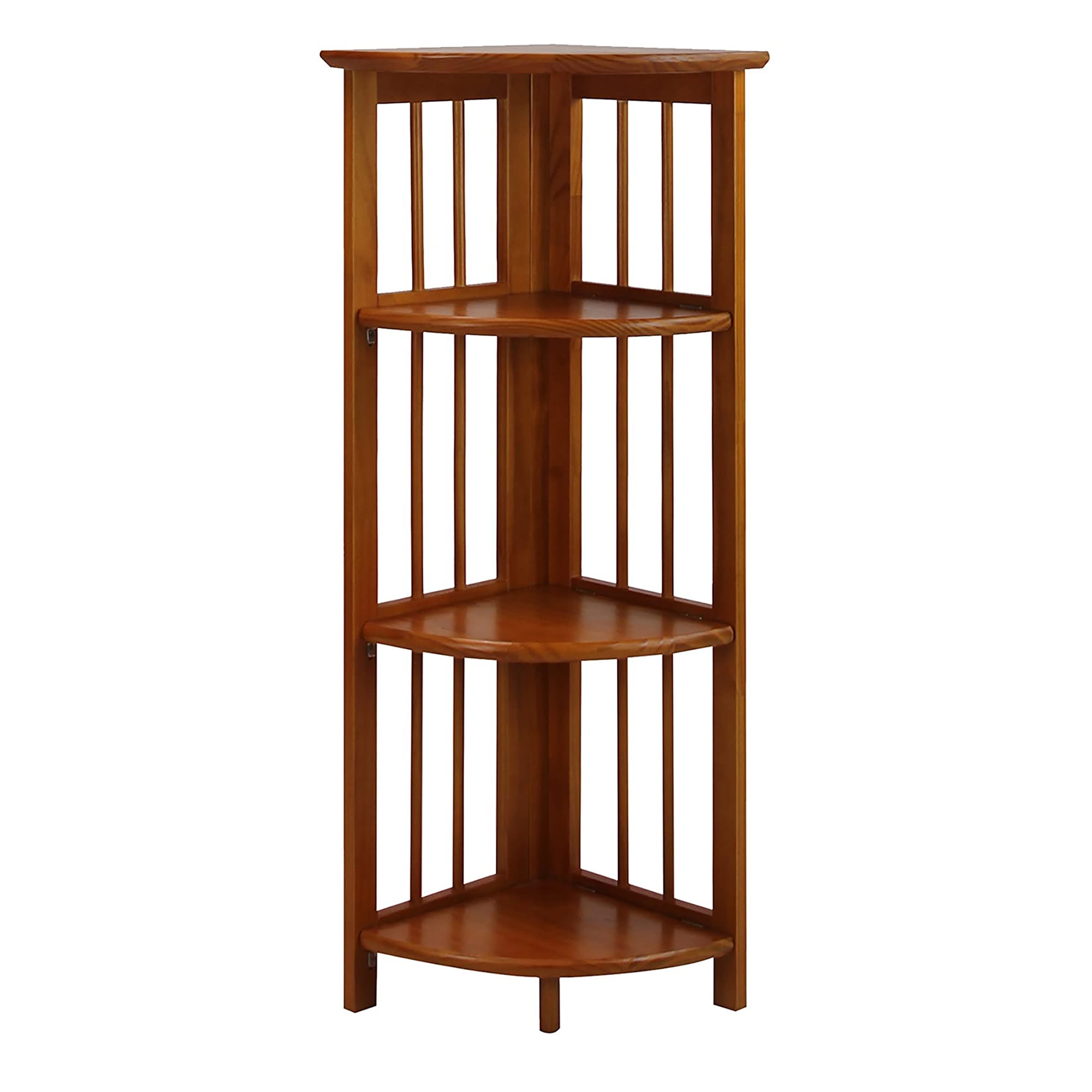Folding on sale corner bookshelf