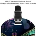 thumbnail image 4 of Square 2Pack PU Leather Dragonfly Cruise Luggage Tag with Privacy Cover and Name ID Tag for Travel Handbags Backpacks Luggage Tags, 4 of 6