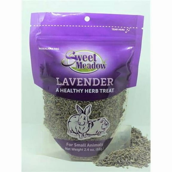 Sweet Meadow 768803777757 2.1 oz Farm Lavender Healthy Herb Small Animal Treat