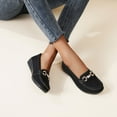 thumbnail image 6 of Dakaela Penny Loafers for Women Business Casual Walking Flats Suede Comfortable Work Slip on Shoes, 6 of 8