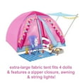 thumbnail image 4 of Barbie It Takes Two Let's Go Camping Tent Playset with Brooklyn & Malibu Dolls & 20 Accessories, 4 of 7