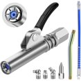thumbnail image 1 of Lock-Type High Pressure Grease Gun Coupler, Single Handle Grease Filling Head Self-locking Grease Mouth Compatible with All Grease Guns, 1 of 5