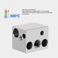thumbnail image 4 of Kit Hotend Para Impresora 3D, Ajuste Preciso Garganta M6 300 Grados Celsius Extrusora De Bloque Calefactor Kit De Extremo Caliente Preensamblado Para 4 4 Pro, 4 of 7