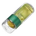 thumbnail image 2 of 280ml Tea Water Separation Cup Double Layer Insulation Transparent Tea Infuser Bottle for Daily Green, 2 of 5