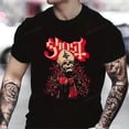 thumbnail image 2 of Camisetas divertidas de Ghost BC Heavy Rock Band para hombres y mujeres, camisetas informales de algodón de manga corta con cuello redondo, ropa de calle de moda para hombres, 2 of 5